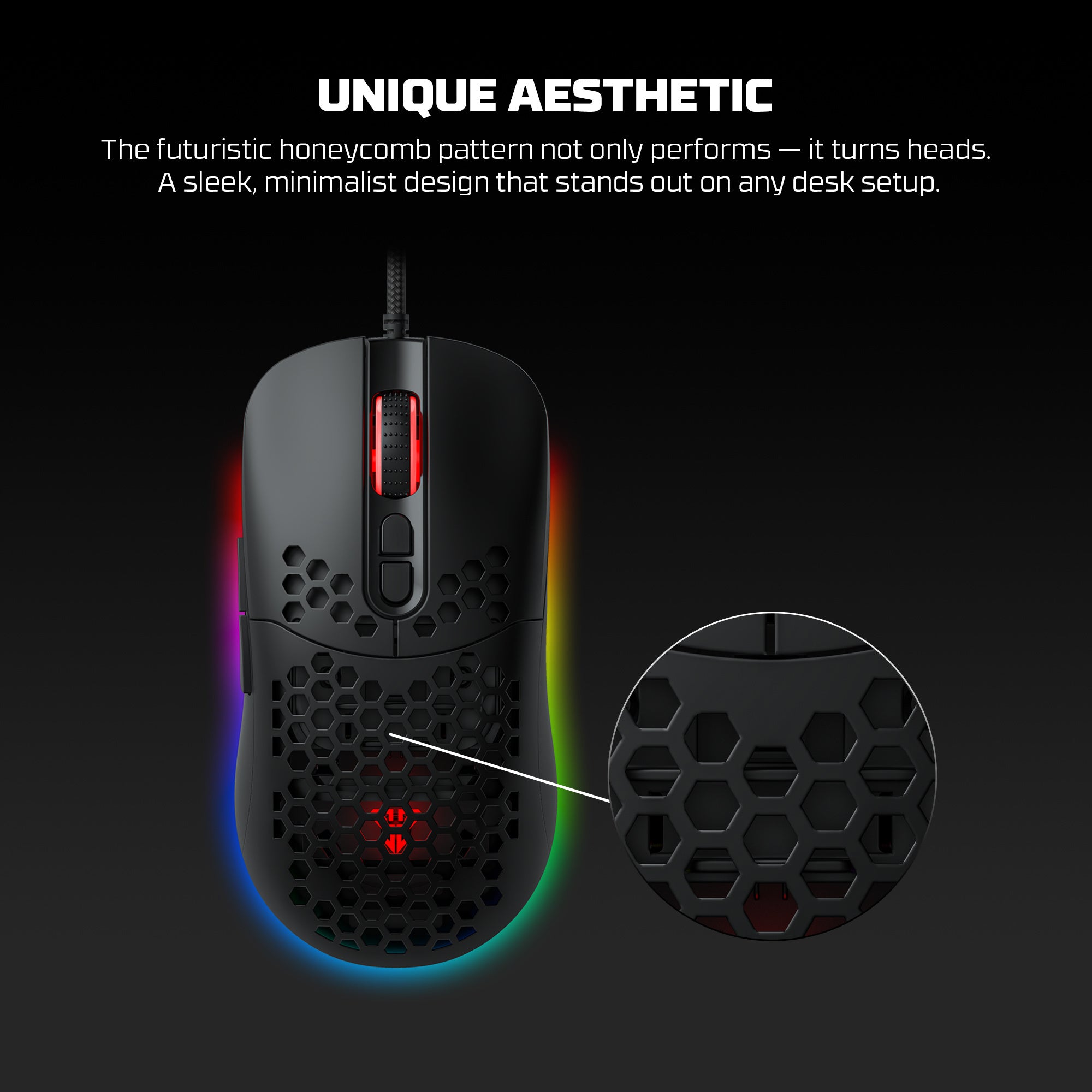 Fantech HERO X18 Gaming Mouse RGB White