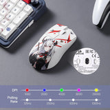 Redragon M916AK PRO 3-Mode Anime Gaming Mouse, 42G Ultra-Light 26K DPI Gaming Mouse w/Ergonomic Natural Grip Build, Full Programmable Buttons, Software Supports DIY Keybinds & DPI