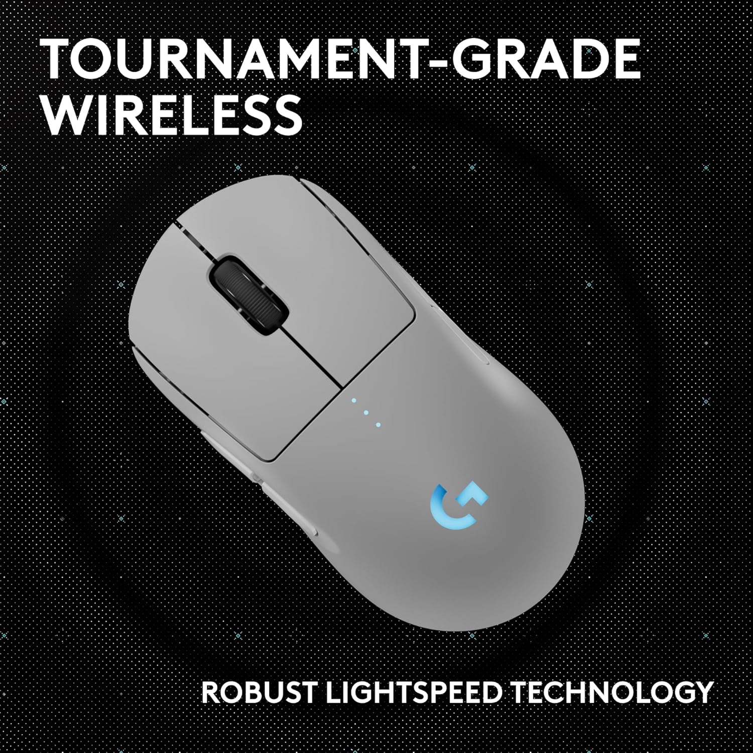 Logitech G PRO 2 Lightspeed Wireless Gaming Mouse, Right- or Left-Handed Mouse with up to 4 Customizable and Switchable Magnetic Side Buttons, 44K DPI Sensor, USB-C Charging, for PC/Mac - White