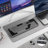 Redragon BK7114 Low-Profile Wireless Computer Keyboard, 98 Keys Slim Office PC Scissors Mechanism Keyboard w/ 2.4G BT Wireless Connection, Tactile Quiet Keystroke, Mixed Color Keycaps