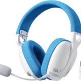 Redragon H878 3-Mode Wireless Blue Lighting Gaming Headset - Lightweight - 7.1 Surround Sound