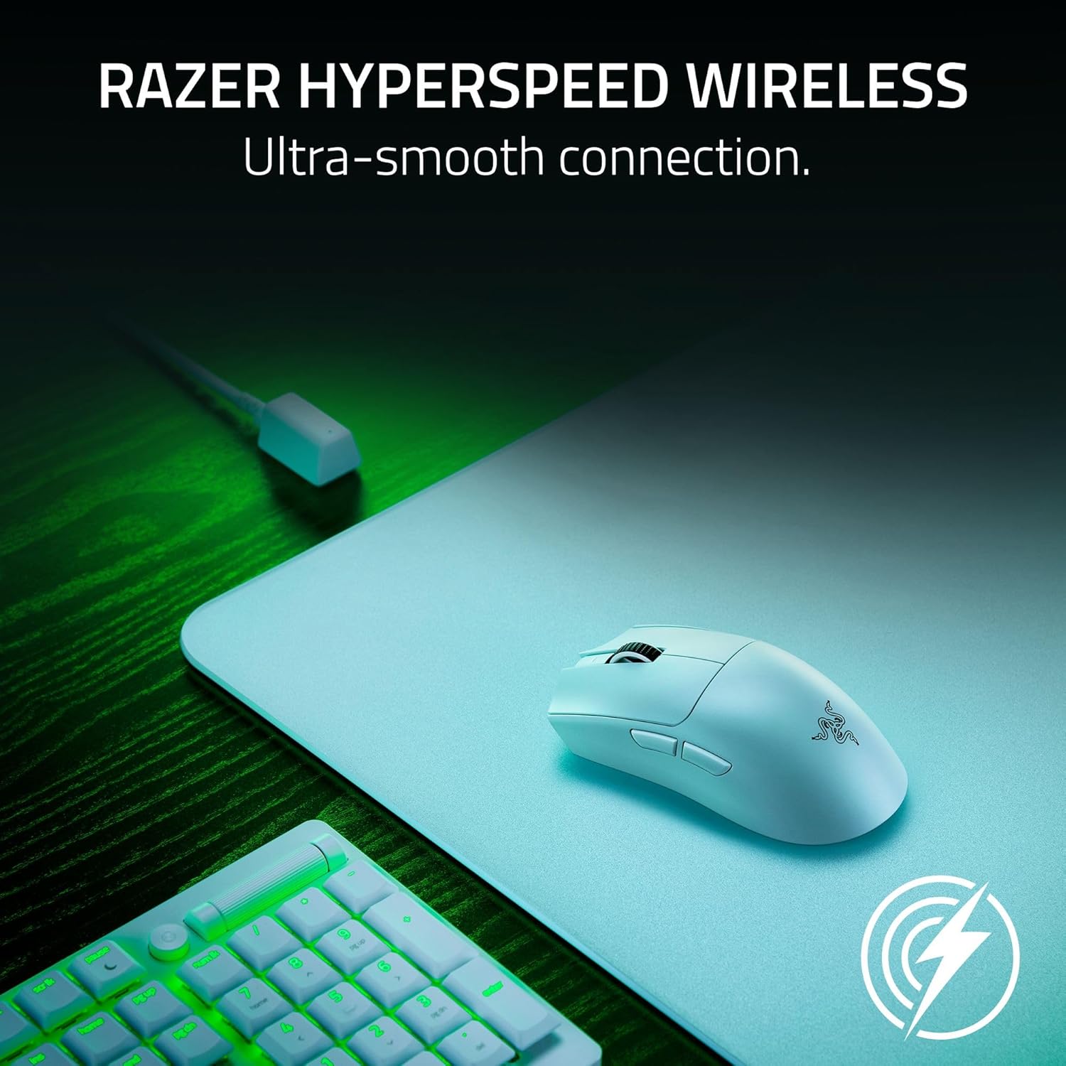 Razer Viper V3 Pro Wireless Esports Gaming Mouse: Symmetrical - 55g Lightweight - 8K Polling - 35K DPI Optical Sensor - Gen3 Optical Switches - 8 Programmable Buttons - 95 Hr Battery - White