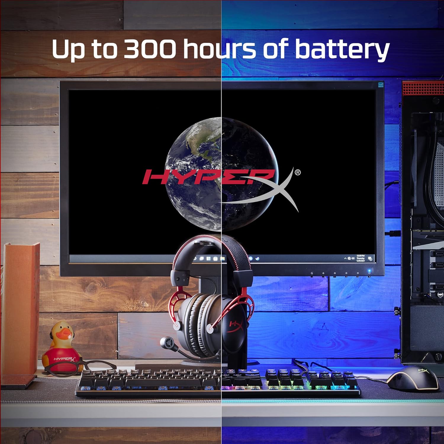 HyperX Cloud Alpha Wireless - Gaming Headset for PC-PS4-PS5, 300-hour battery life