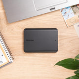 Toshiba Canvio Basics (1/2)TB Portable External Hard Drive USB 3.0, Black - HDTB510XK3AA