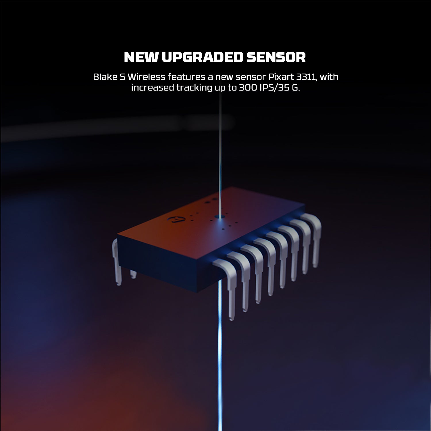 FANTECH WGC5S BLAKE S DUAL MODE WIRELESS GAMING MOUSE - BLACK