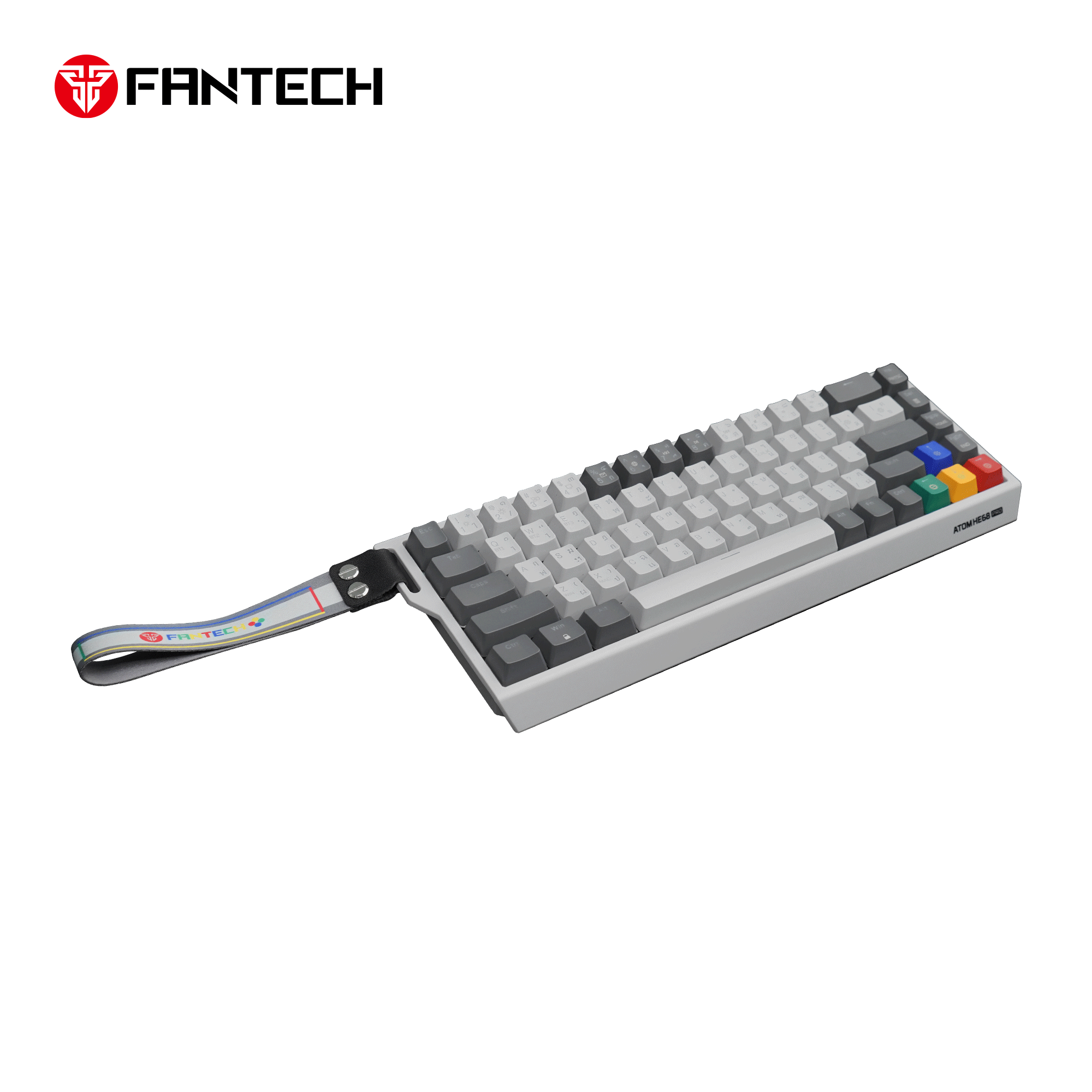 Fantech Keyboard ATOM HE68 MK922 MAGNETIC SWITCH 8000 HZ  – GRAY