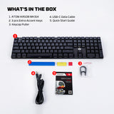 FANTECH ATOMAIR108 MK314 MECHANICAL KEYBOARD LOW-PROFILE WHITE