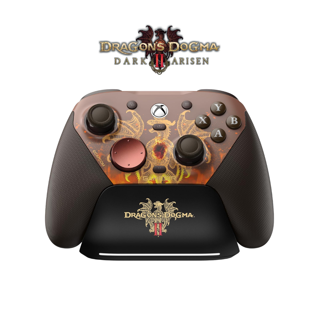 GameSir G7 Pro Wired Xbox Controller for Series X|S, Wireless PC Gamepad, TMR Joysticks, Hall Effect Triggers, 1000Hz Polling Rate (PC), Dragon’s Dogma II Edition, Charging Dock