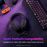 Redragon H888 Wireless Gaming Headset with 7.1 Surround Sound, Tri-Mode Gaming Headphones, 168G Lightweight Design - Detachable Mic - 40MM Driver Soft Memory Foam Padding Gamer Headset for PC, Black