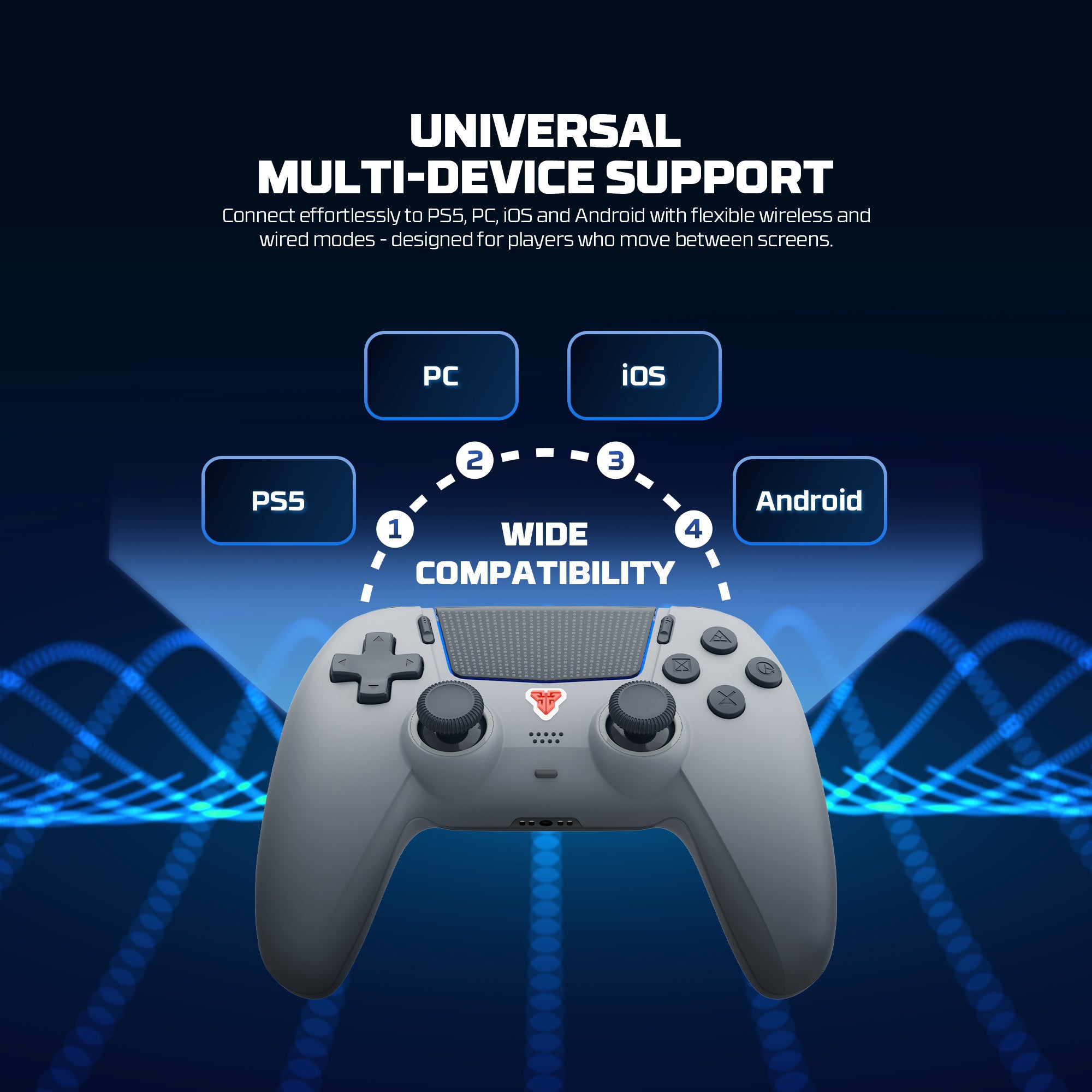 Fantech NOVA II D WGP16D Controller Hall Effect (PS5) NEW
