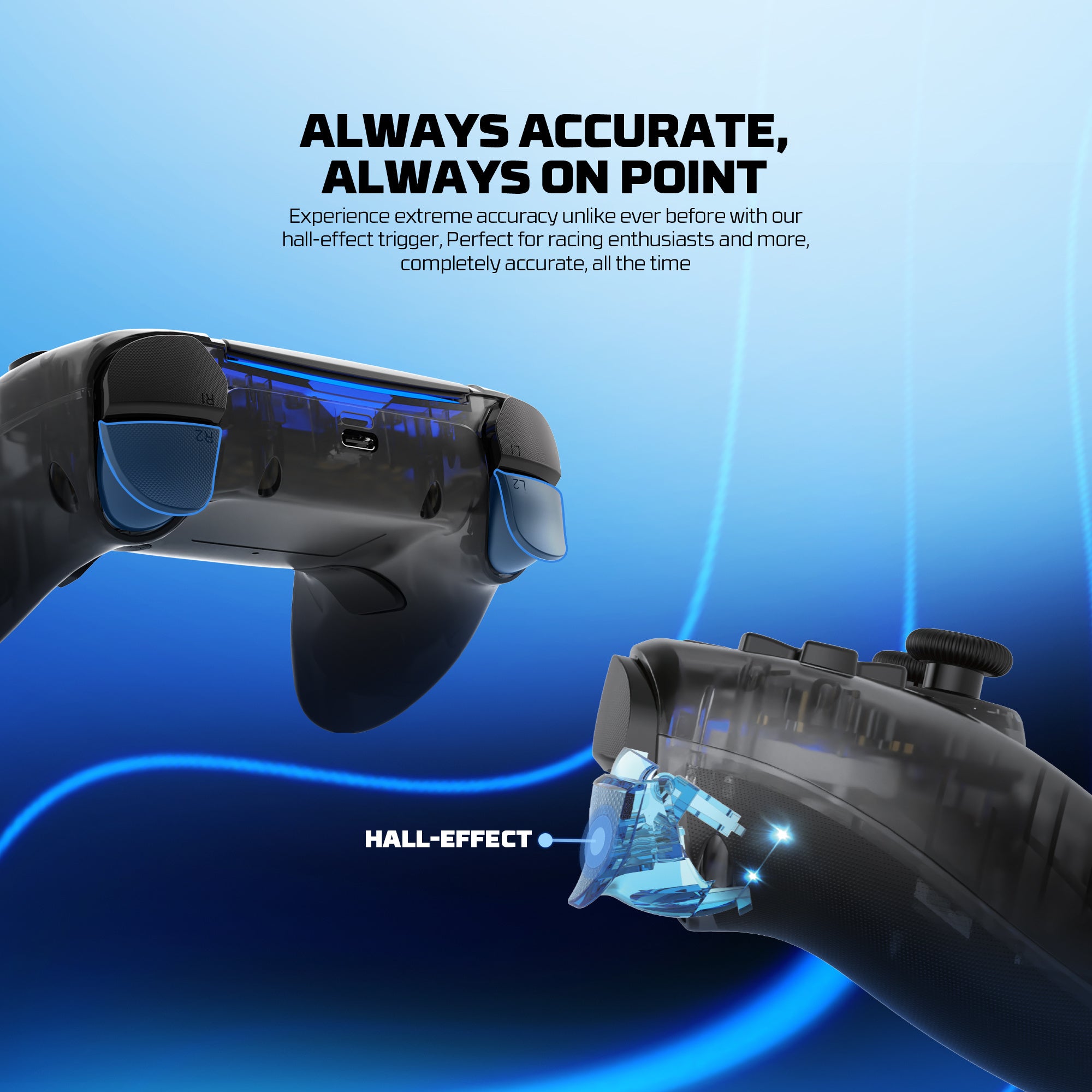 Fantech NOVA II D WGP16D Controller Hall Effect (PS5) NEW