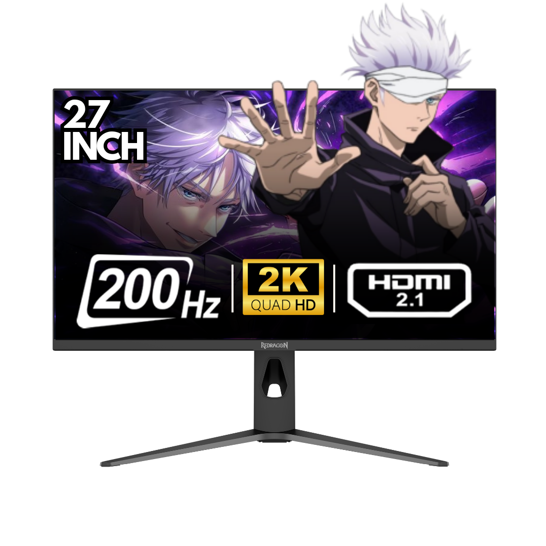 Redragon ARCHAICLAW GMQ2781SVC27  Fast IPS , Flat , 2K GAMING LED MONITOR , 200HZ , 1MS