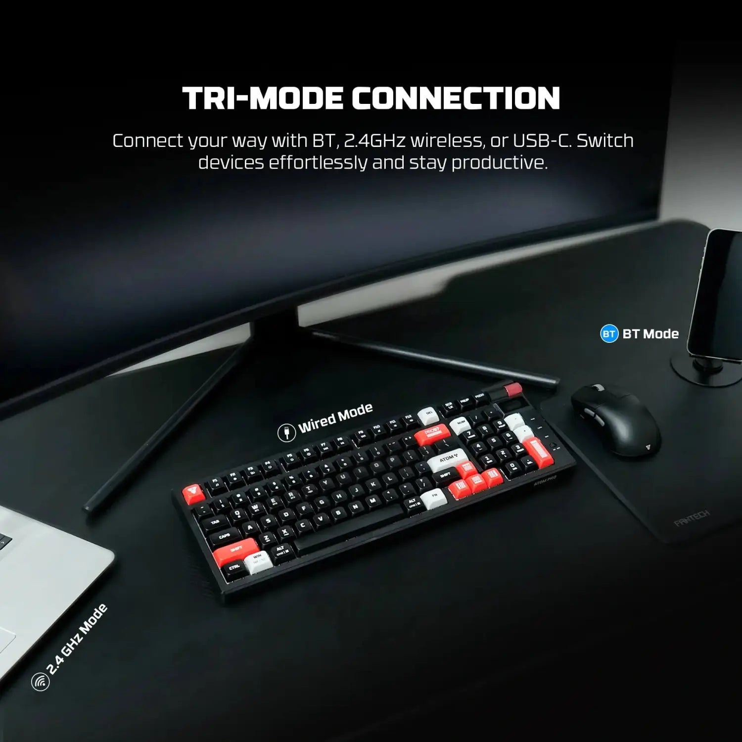 FANTECH MK918 ATOM PRO97 WIRELESS MECHANICAL KEYBOARD