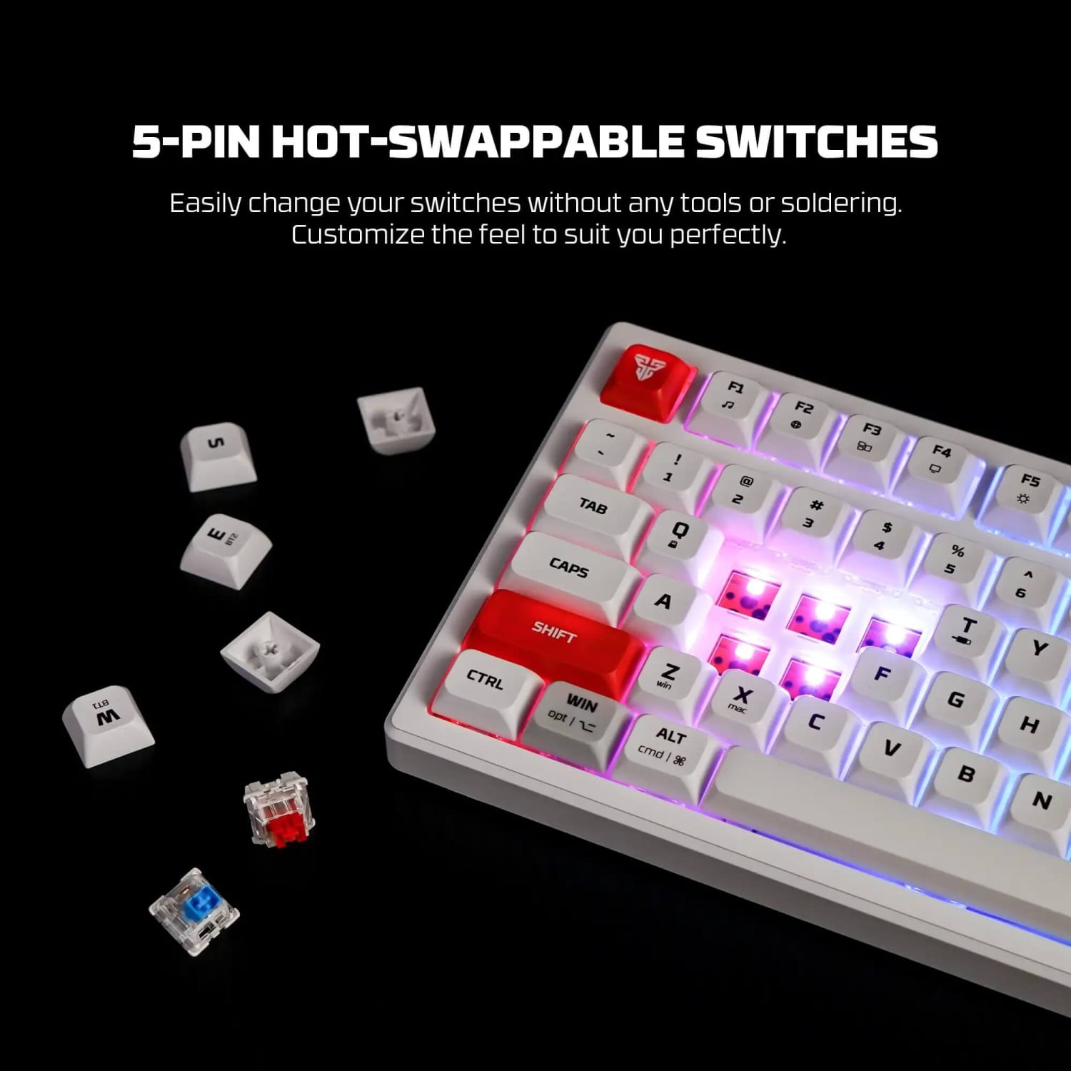 FANTECH MK918 ATOM PRO97 WIRELESS MECHANICAL KEYBOARD