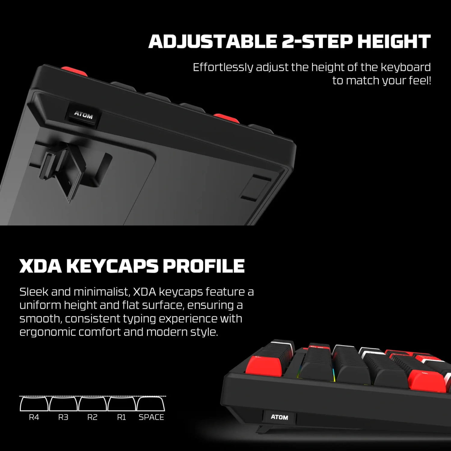FANTECH MK918 ATOM PRO97 WIRELESS MECHANICAL KEYBOARD