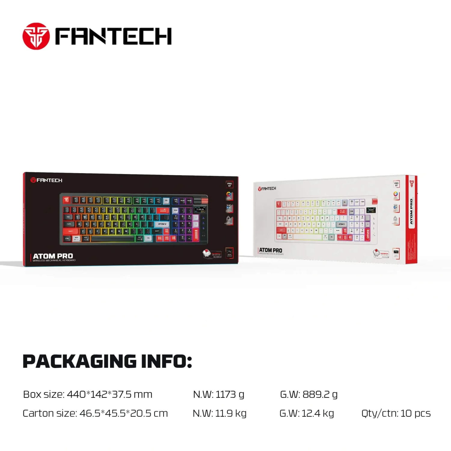 FANTECH MK918 ATOM PRO97 WIRELESS MECHANICAL KEYBOARD