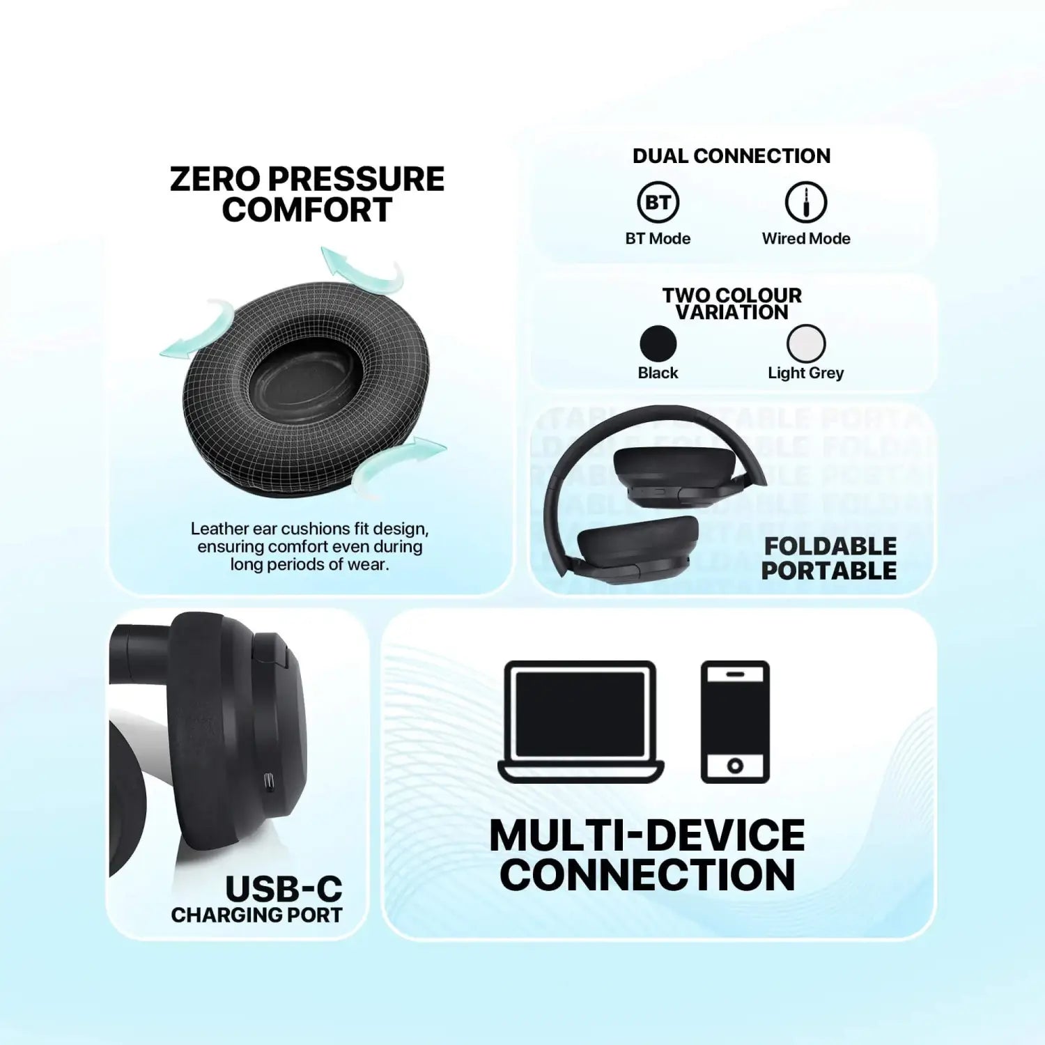 FANTECH WH05A GO VIBE ANC WIRELESS HEADSET