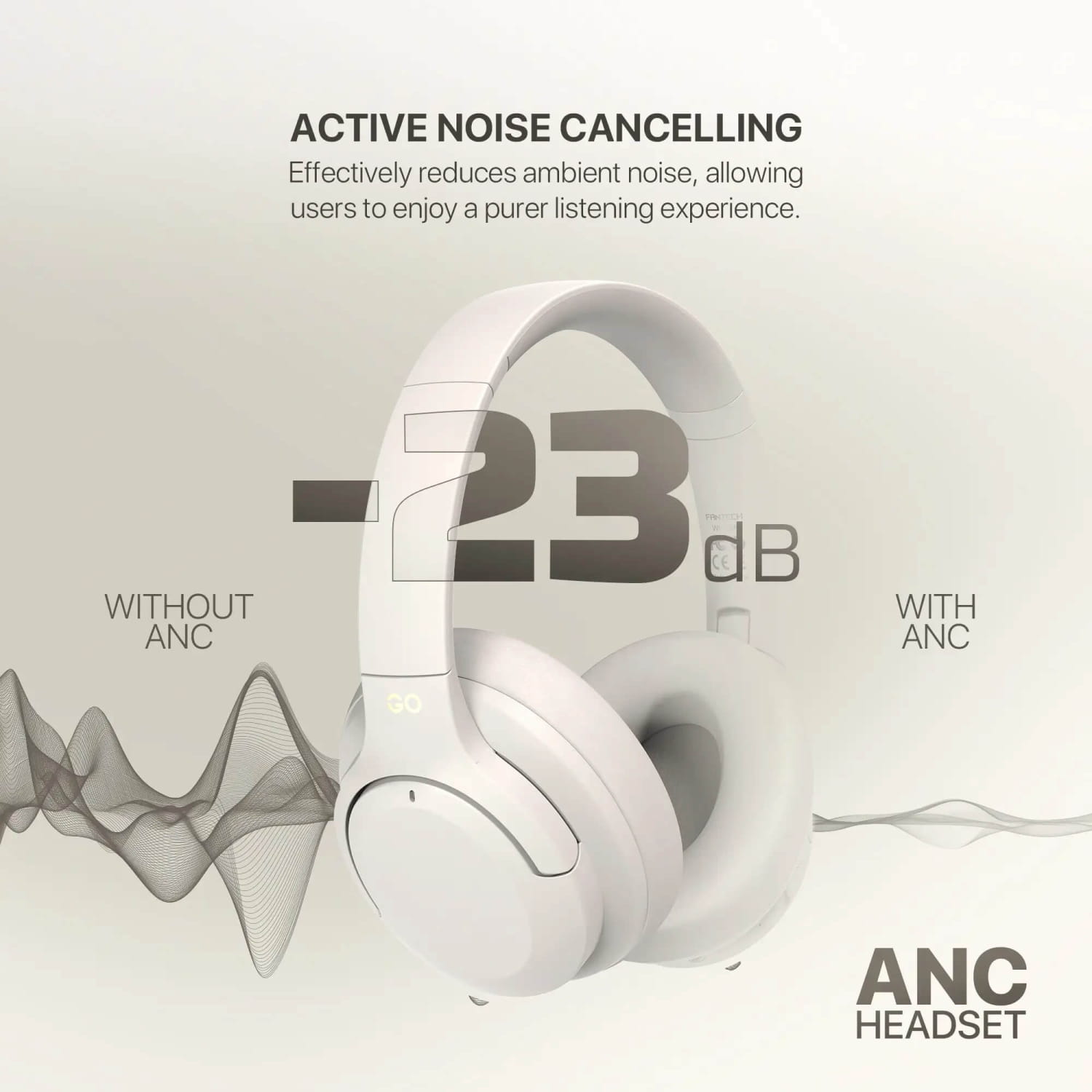 FANTECH WH05A GO VIBE ANC WIRELESS HEADSET