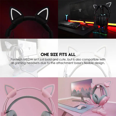 FANTECH AC5001 MEOW KITTY EARS FOR HEADSET