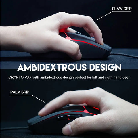 FANTECH CRYPTO VX7 SAKURA EDITION MACRO GAMING MOUSE