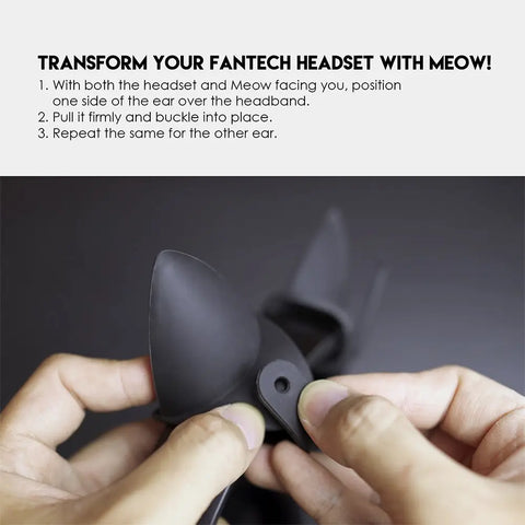 FANTECH AC5001 MEOW KITTY EARS FOR HEADSET