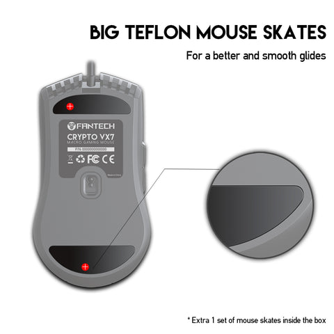 FANTECH CRYPTO VX7 SAKURA EDITION MACRO GAMING MOUSE