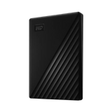 WD (1/2)TB My Passport, Portable External Hard Drive, Black, backup software with defense against ransomware, and password protection, USB 3.1/USB 3.0 compatible - WDBYVG0010BBK-WESN