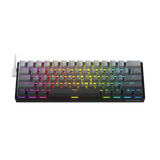 Redragon FIZZ K617GGB Magnetic Switch Rapid Trigger Gaming Keyboard, 60% Wired Mechanical Keyboard w/ 8k Hz Polling Rate(0.1ms), Hyper-Fast 0.2mm Actuation Custom Switch Adjustable via Software - Misty Grey