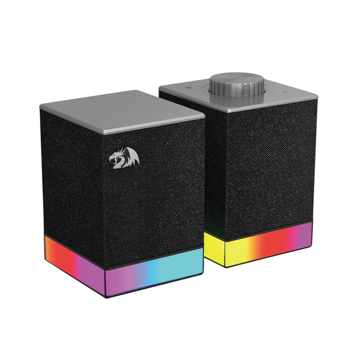 مكبر صوت Redragon GS517 Glyph للألعاب على الكمبيوتر مزود بتقنية Bluetooth و USB