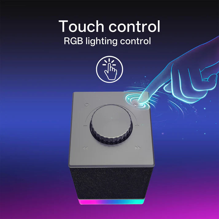 مكبر صوت Redragon GS517 Glyph للألعاب على الكمبيوتر مزود بتقنية Bluetooth و USB