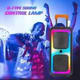 NDR-1097 High Quality Professional Sound EQ Party Portable Wireless Trolley 6000W Peak Value High Power Big Bluetooth Speakers