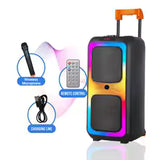 NDR-1097 High Quality Professional Sound EQ Party Portable Wireless Trolley 6000W Peak Value High Power Big Bluetooth Speakers