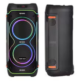 NDR-822 Outdoor Portable Double 8 Inches Wireless Party Box Bluetooth Large Speakers Karaoke Big Speaker