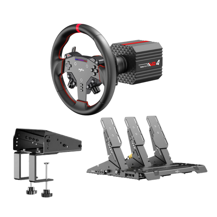 PXN VD4 Bundle F Gaming sim racing wheel Direct Drive Servo Motor Base