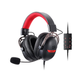 Redragon H376 Aurora Wired Gaming Headset, 7.1 Surround Sound Over-Ear Headphone w/40 MM Audio Drivers, Advanced EQ Mode, 240g Lightweight, Cozy Memory Foam Pads, USB Powered for PC/PS4/NS - Black