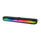 Redragon GS515 RGB Desktop Soundbar, 2.0 Channel Stereo Computer Speakers for Desktop with Bluetooth 5.3, USB-C/USB Powered, Black