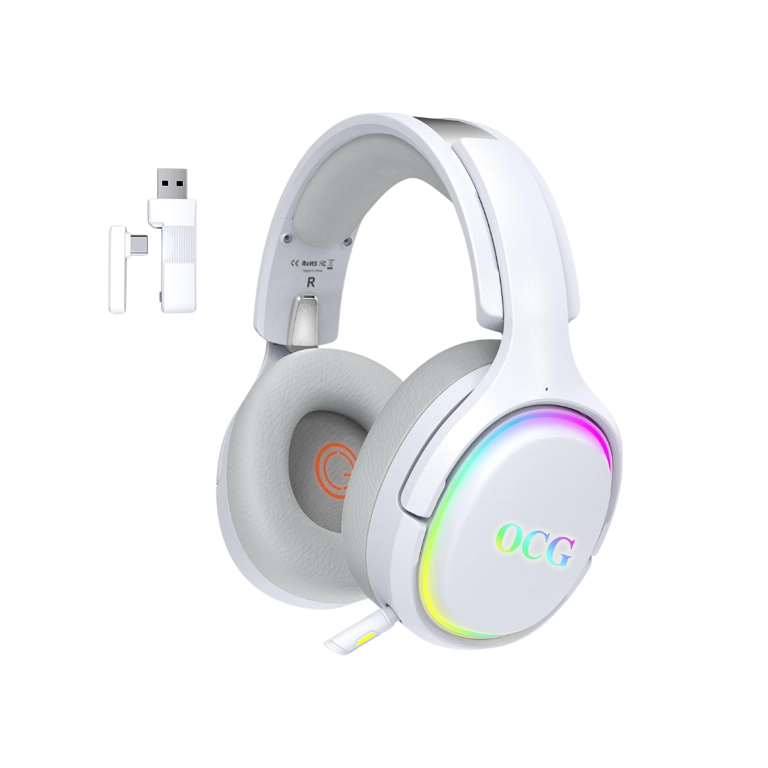 Ocg Gaming Headset Dual Wireless Lossless 2.4g Bluetooth Gaming Headphones