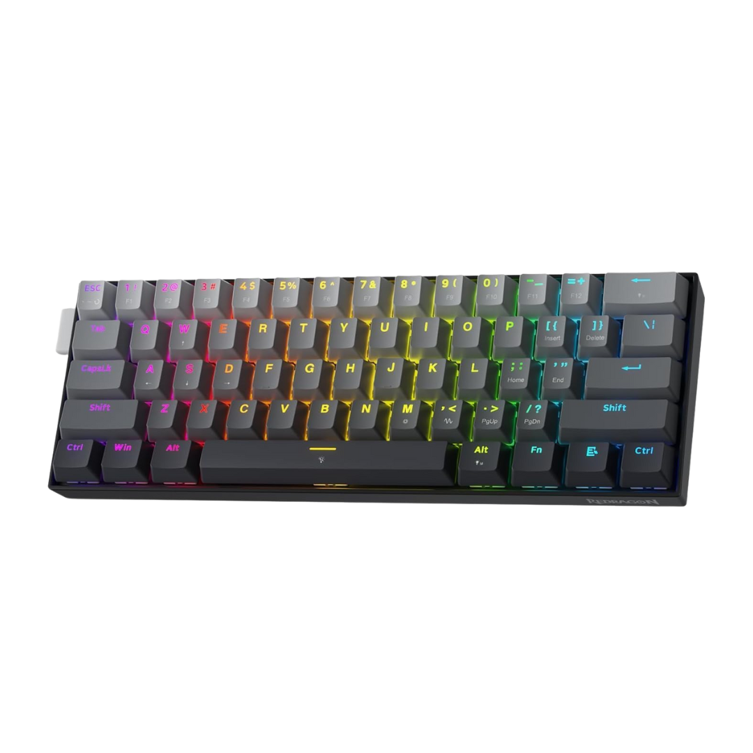 Redragon Fizz K617ggb Magnetic Switch Rapid Trigger Gaming Keyboard, 60% Wired