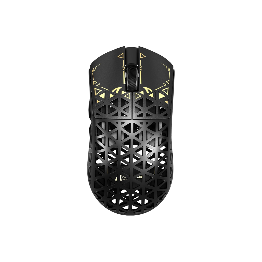 ATTACK SHARK R5Ultra 8K Carbon Fiber Wireless Gaming Mouse with 42000 DPI -PAW3950 MAX Sensor -39g Ultra-Lightweight-Nordic 52840 MCU Chip-Wired/BT/2.4GHz Wirelss Programmable Mouse for PC/Mac (Black)