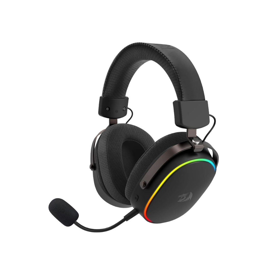 Redragon H831 Gaming Headset, RGB, 2.4GHz/BT/Wired, Black