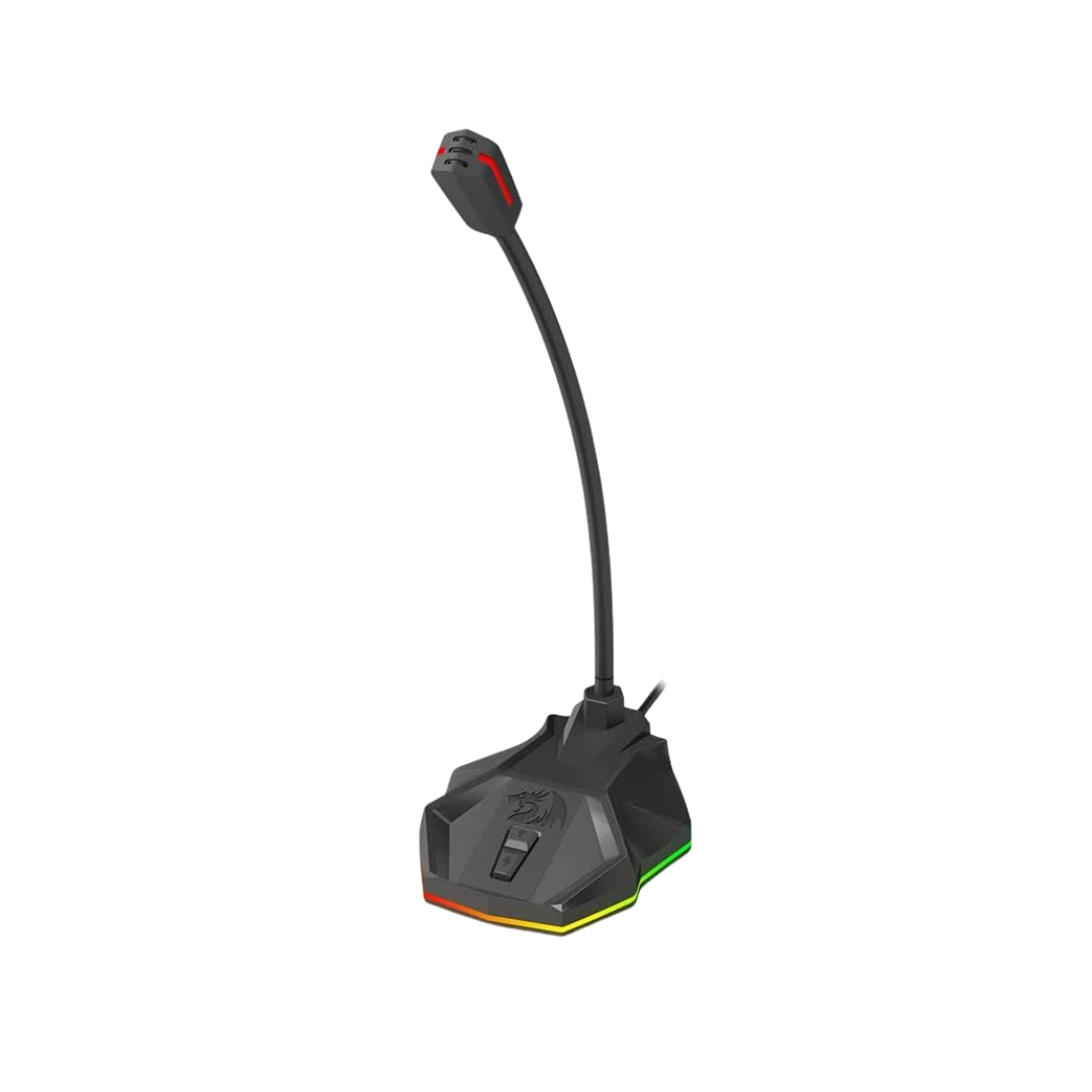 Redragon GM99 STIX USB RGB Gaming Stream Desktop Microphone to To Streaming, Podcasting,Studio Recording,YouTube,Skype for PC/Laptop