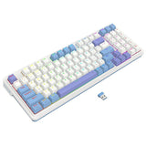 Keyboards Wired and wireless Bluetooth mechanical gaming keyboard Redragon Gloria Pro K664WBP-RGB-PRO white RGB