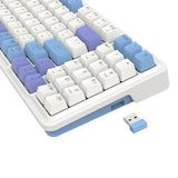 Keyboards Wired and wireless Bluetooth mechanical gaming keyboard Redragon Gloria Pro K664WBP-RGB-PRO white RGB