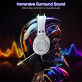 Redragon H231 SCREAM Wired Gaming Headset WHITE