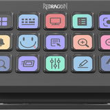Redragon Streamcraft 15 Customizable Led Keys