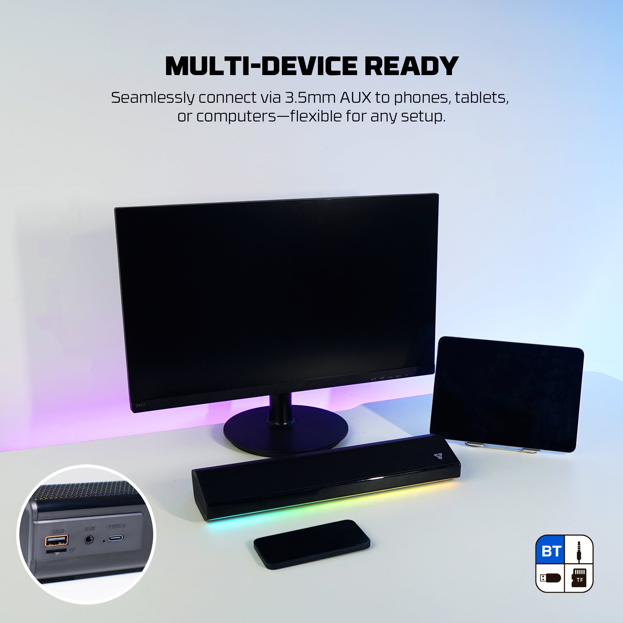 FANTECH BS162 Groove Bar Pro Portable Gaming Speaker