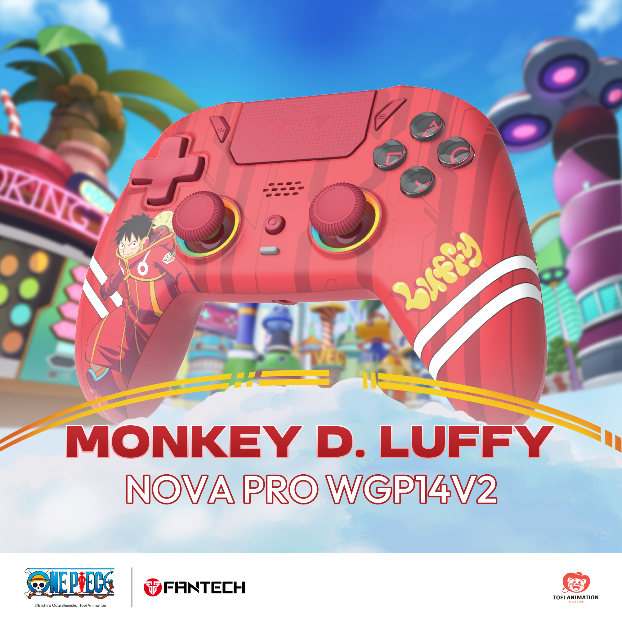 Fantech & One Piece - Gaming Combo (LUFFY)