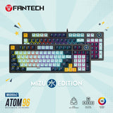 Fantech MK890V2 ATOM 96 RGB Mechanical Gaming Keyboard MIZU EDITION Navy Blue