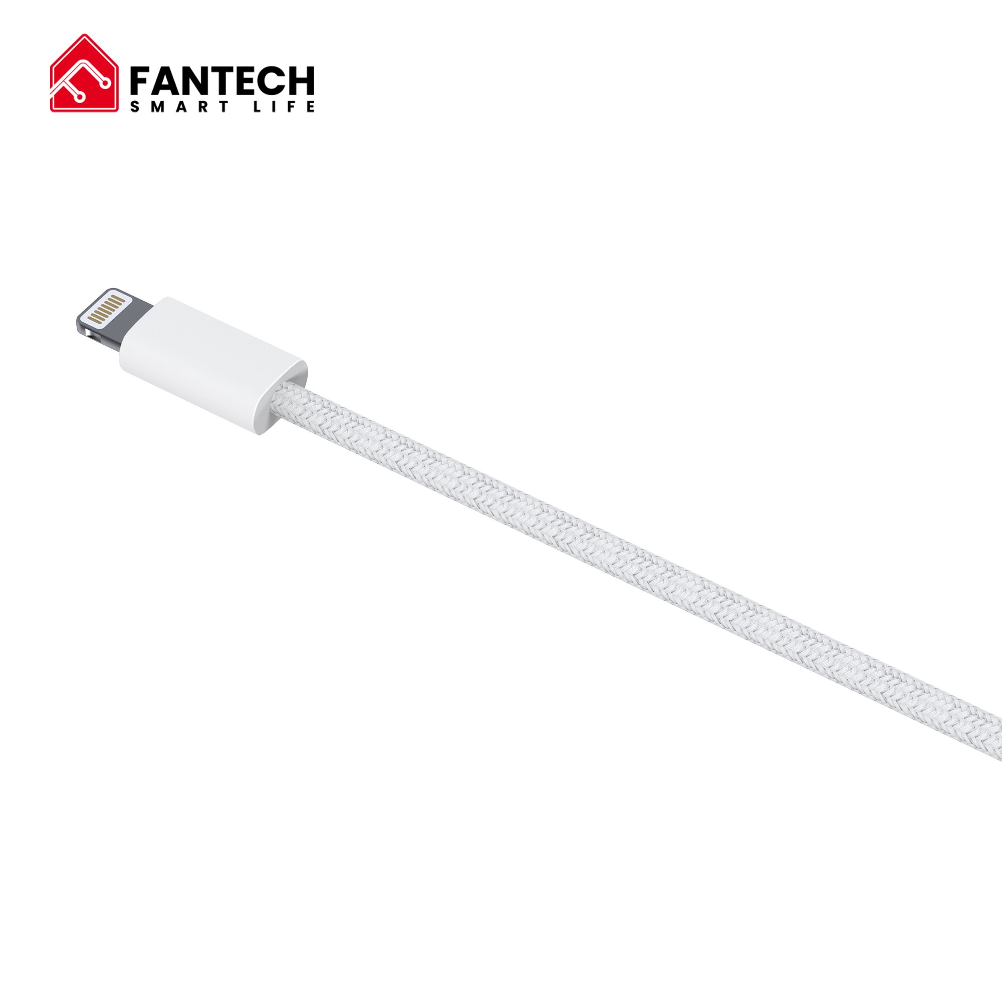 FANTECH PK202 20W Fast Charging Plug USB C Braided Cable Power Delivery for iPhone Home Car Travel Use Phone Charger Data Cable