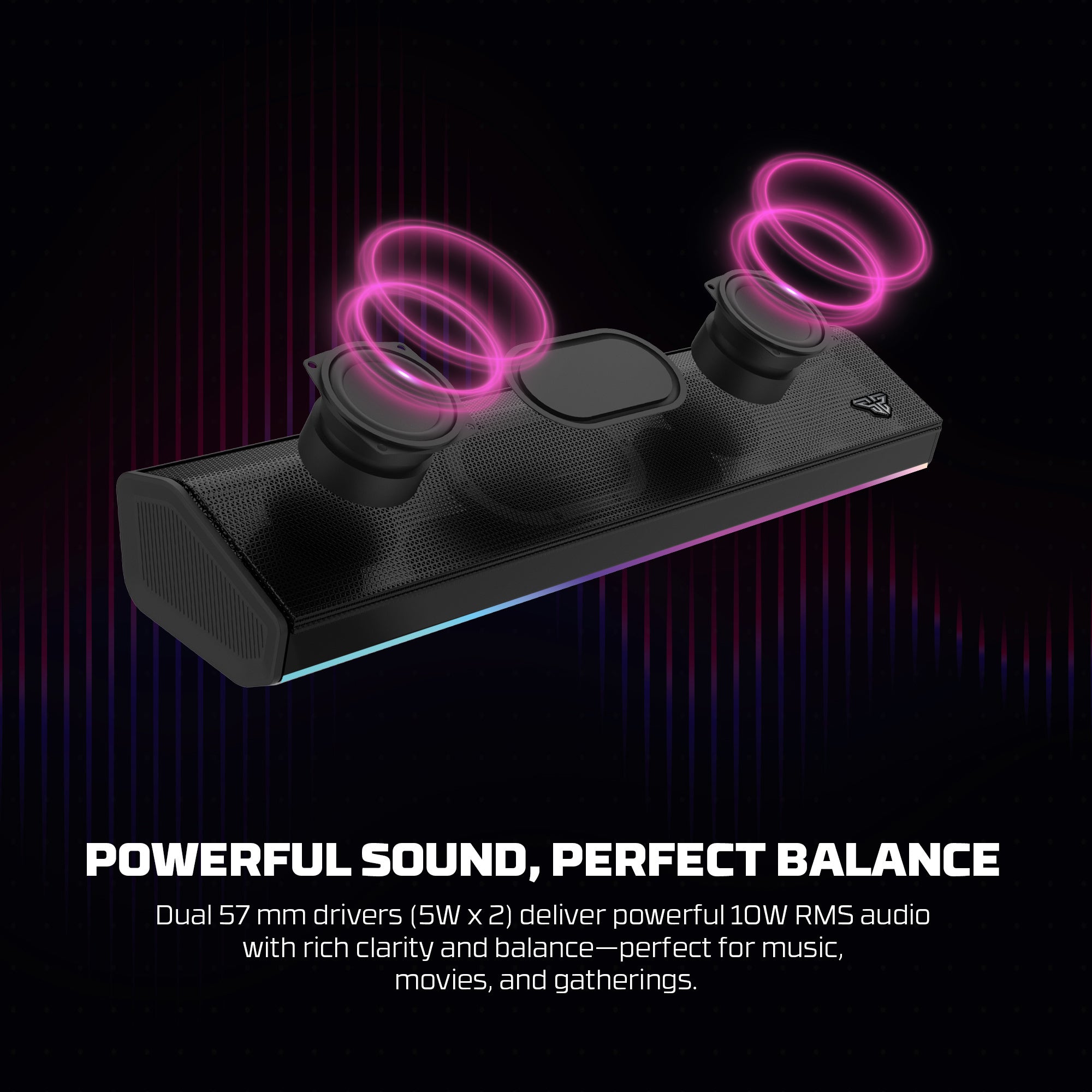 FANTECH BS162 Groove Bar Pro Portable Gaming Speaker